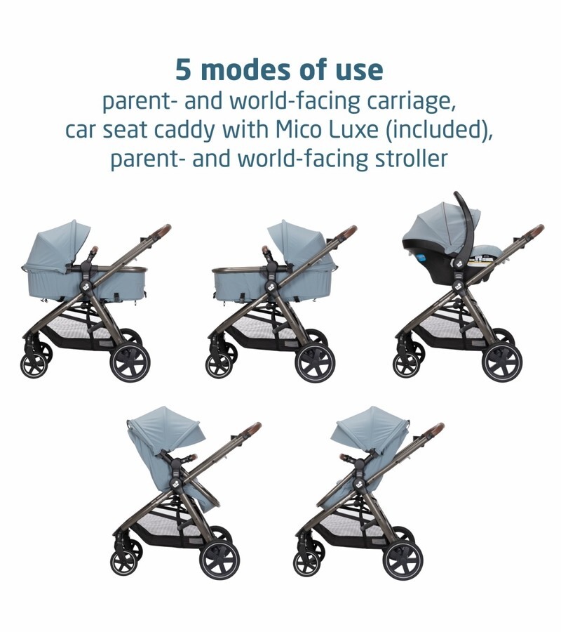Maxi-Cosi Zelia Luxe Travel System - New Hope Gray - Brand New Creased Box