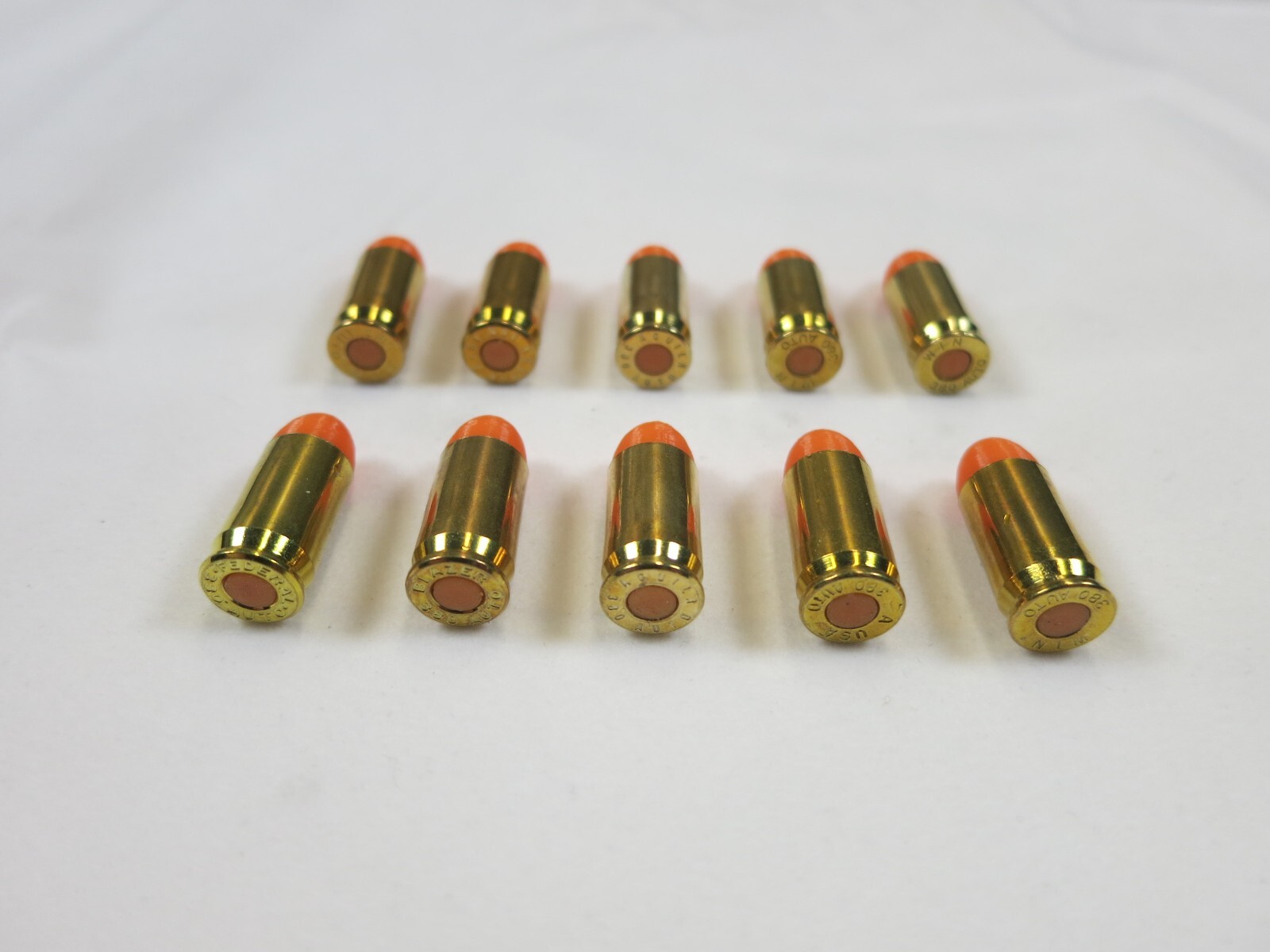 380 ACP / 380 AUTO Brass Snap caps Training Rounds - Pack of 10