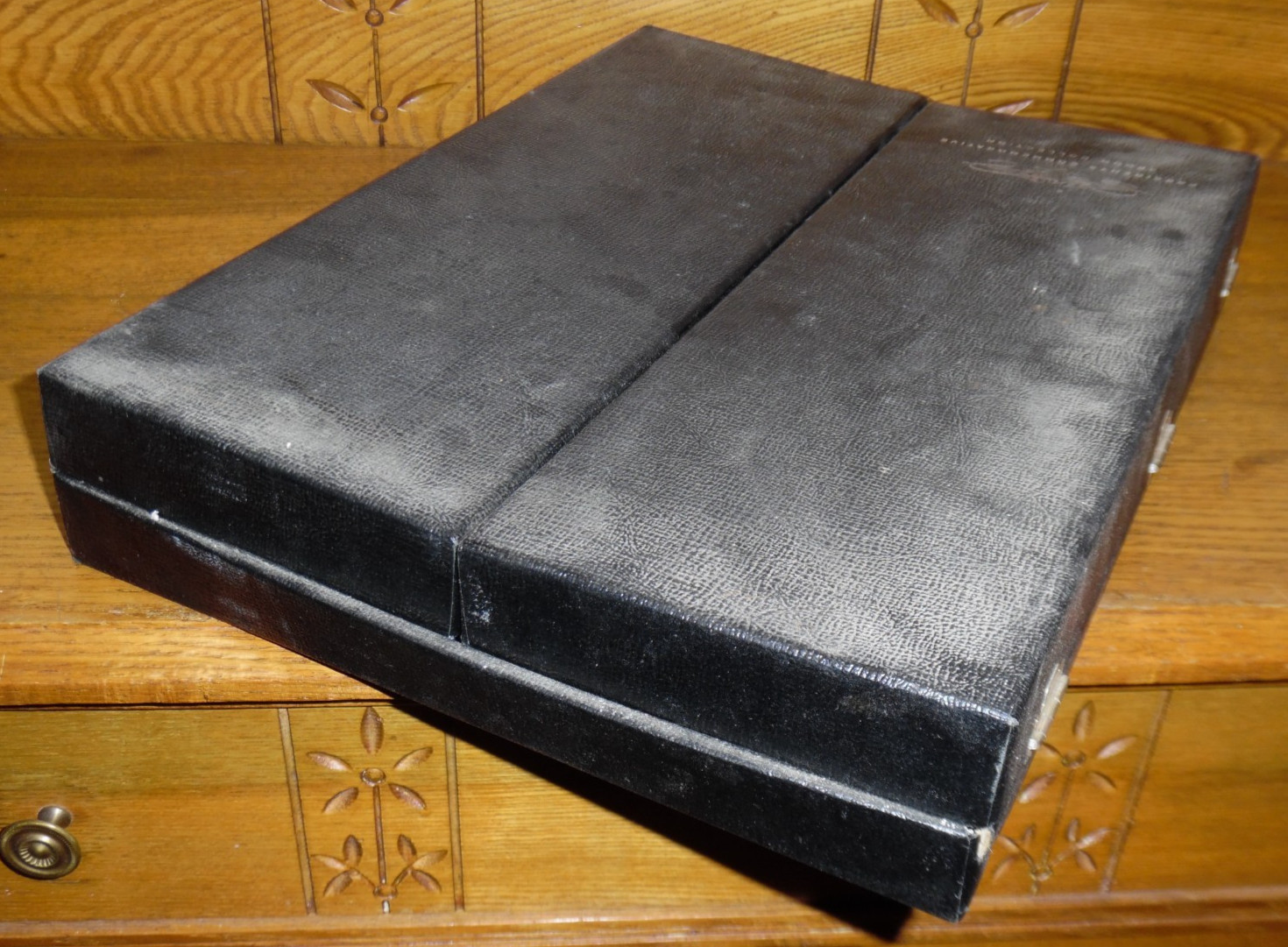 Vintage Wm. Rogers International Silver Plate Presidential 34 Spoon Set In Case