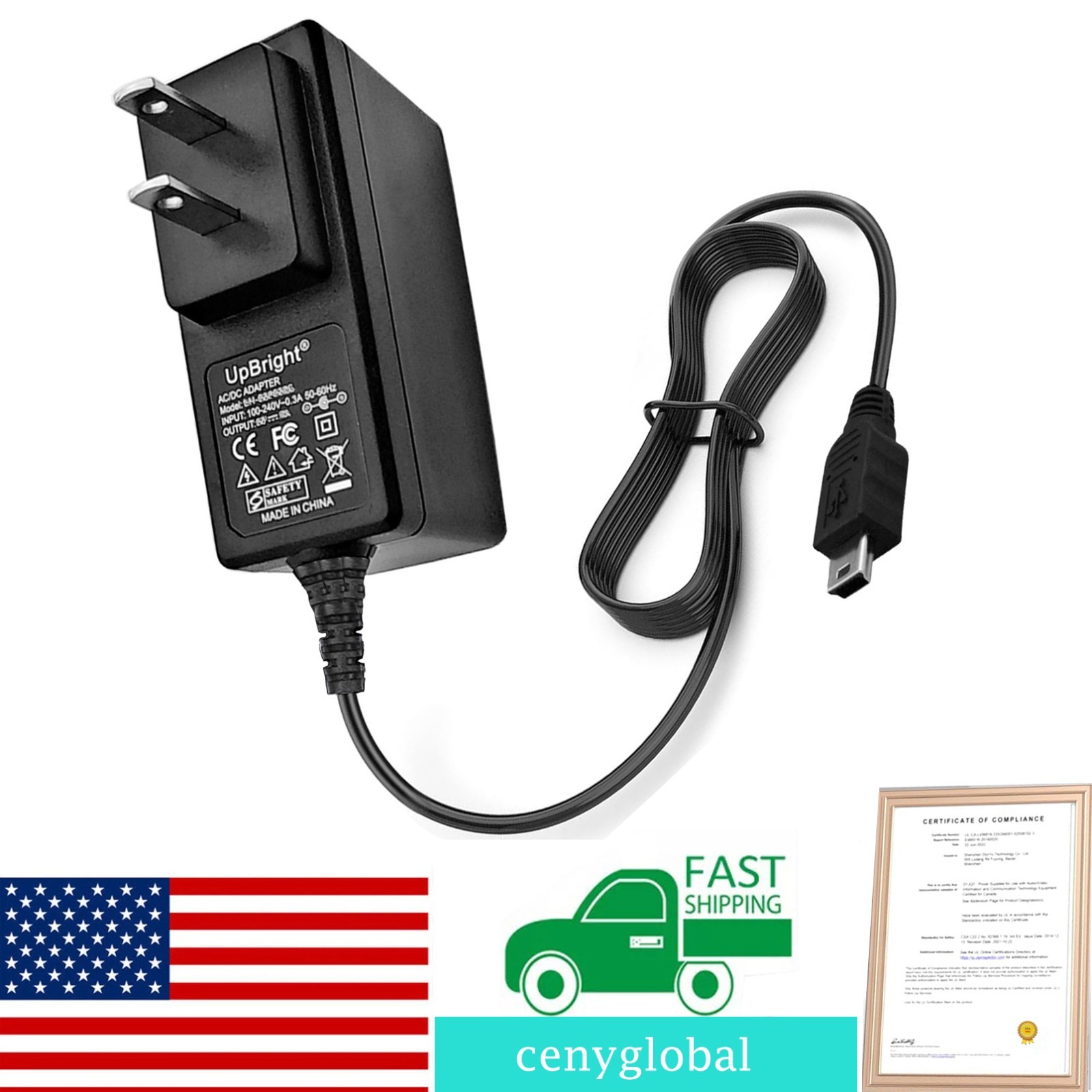 AC Adapter for Autel MaxiCOM MK808 Auto Scanner Tool Maxi AP200 OBD2 SAS Power