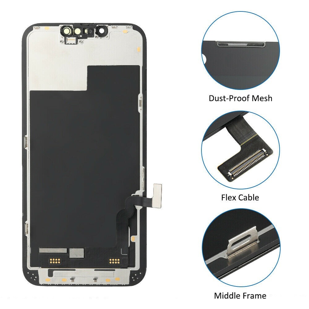 For iPhone 13 LCD Display Touch Screen Replacement Digitizer Assembly AAA+ Tools