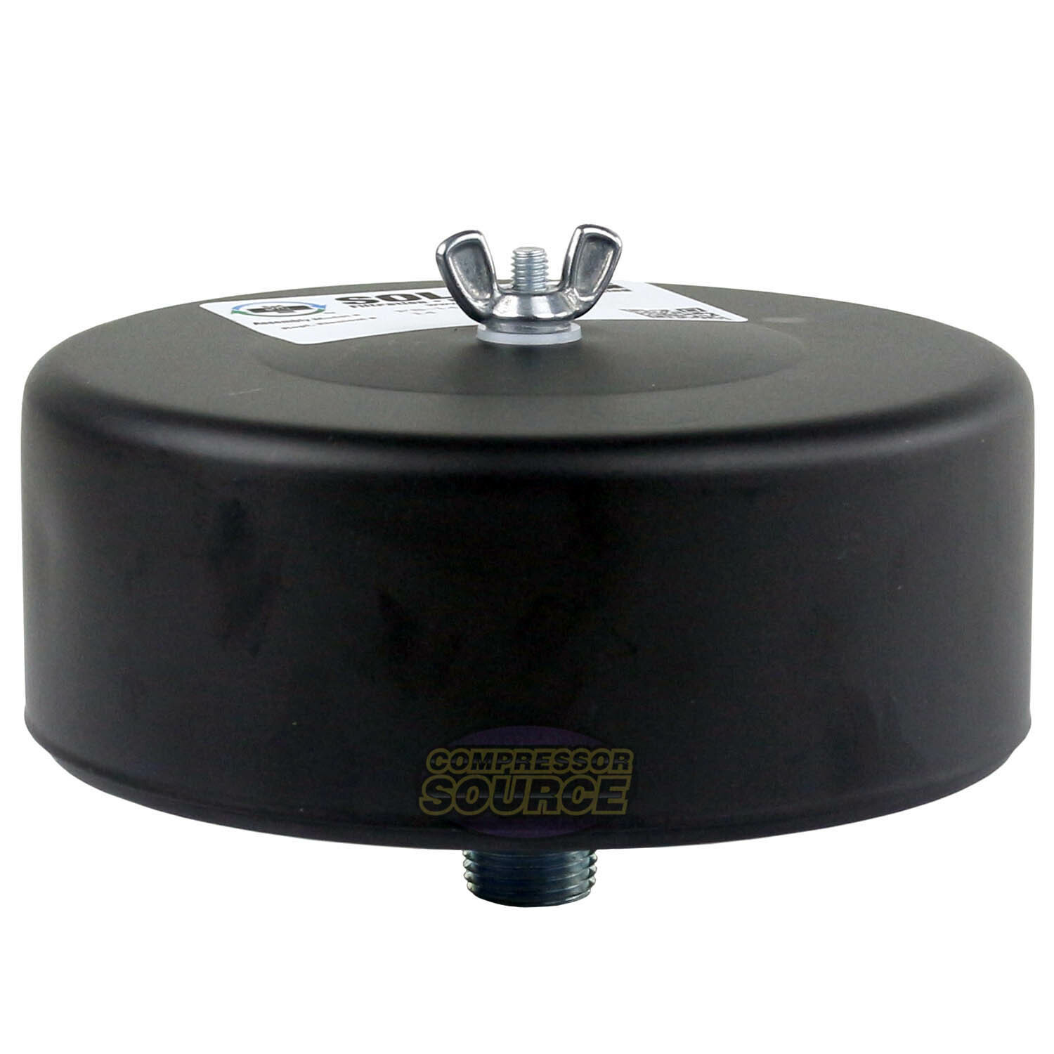 1/2" Inch Air Compressor Intake Filter Silencer Metal Housing Canister New U.S.A