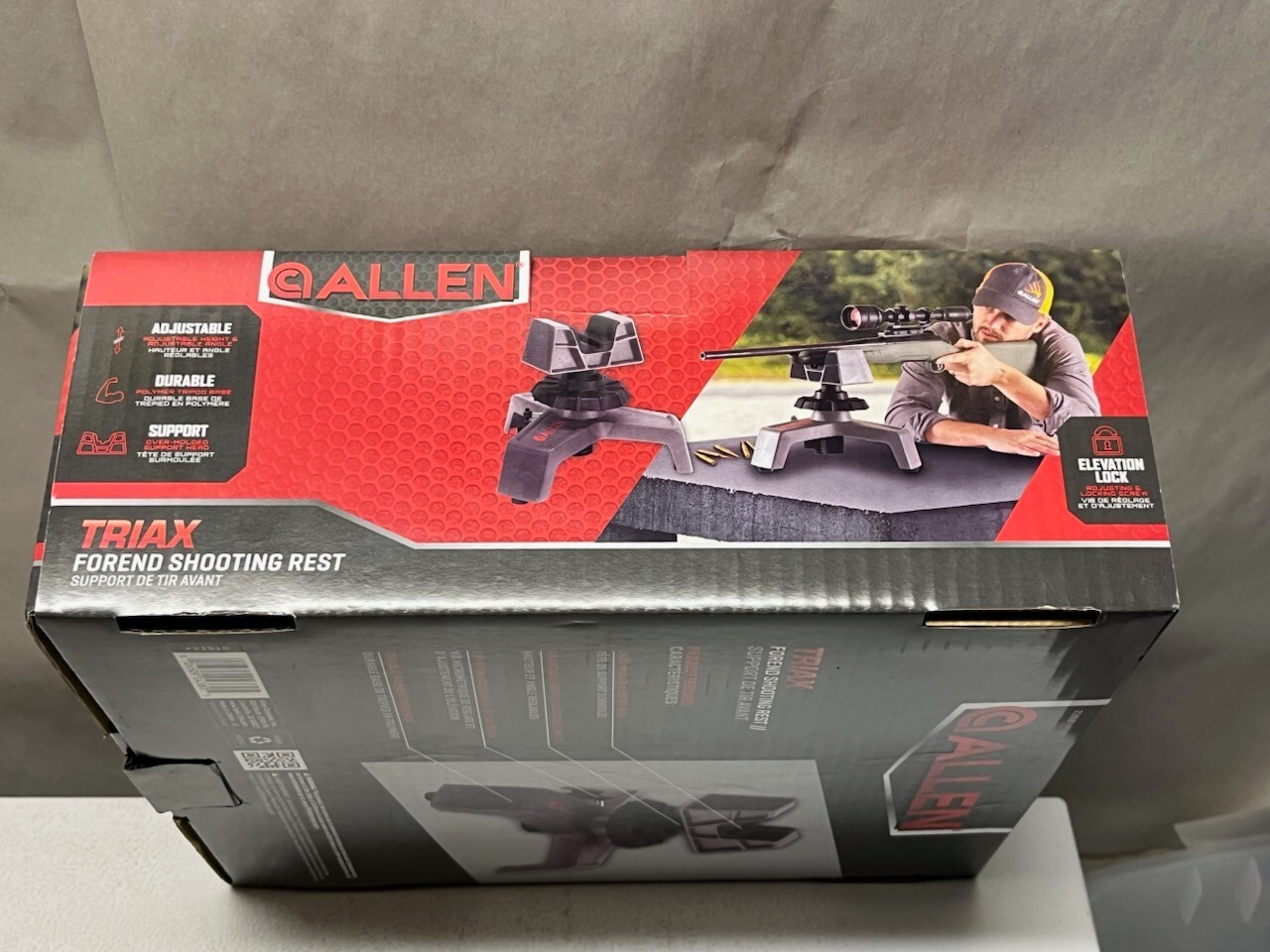 Allen 21910 Triax Forend Shooting Rest,durable,adjustable Height/angle/elevation