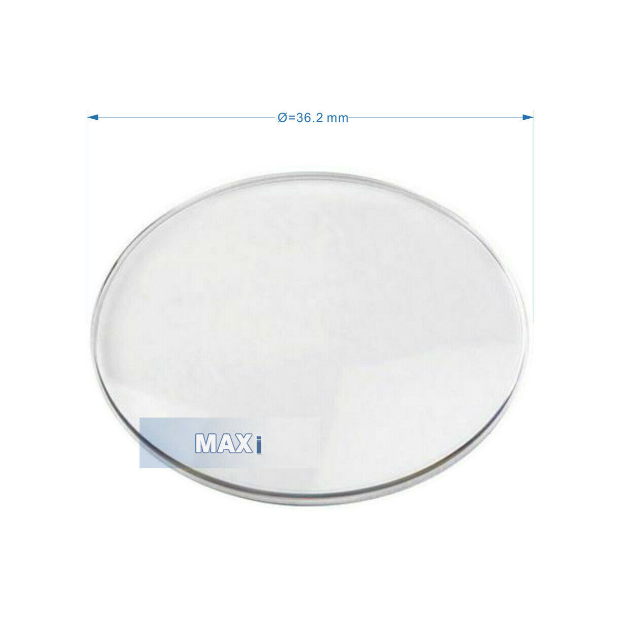 2Pcs 36.2mm Mitutoyo Dial Caliper Replacement Part Crystal Cover Lid