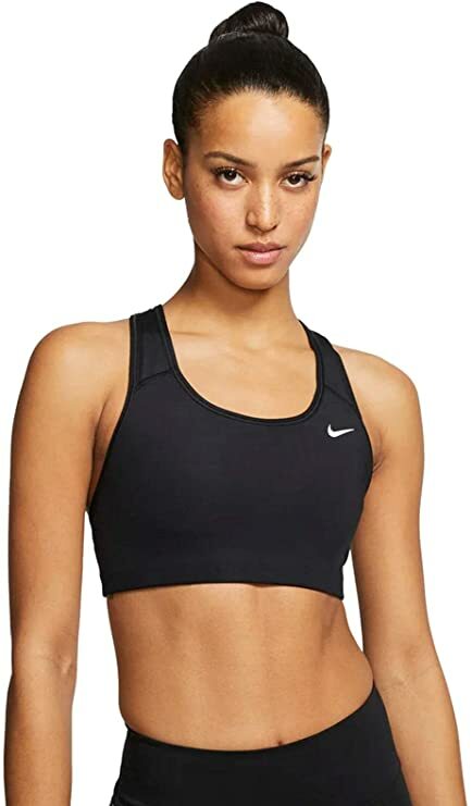 NEW! Nike [L] Women's DRI-FIT Non Padded Sports/Yoga/Gym Bra, Black, BV3630-010