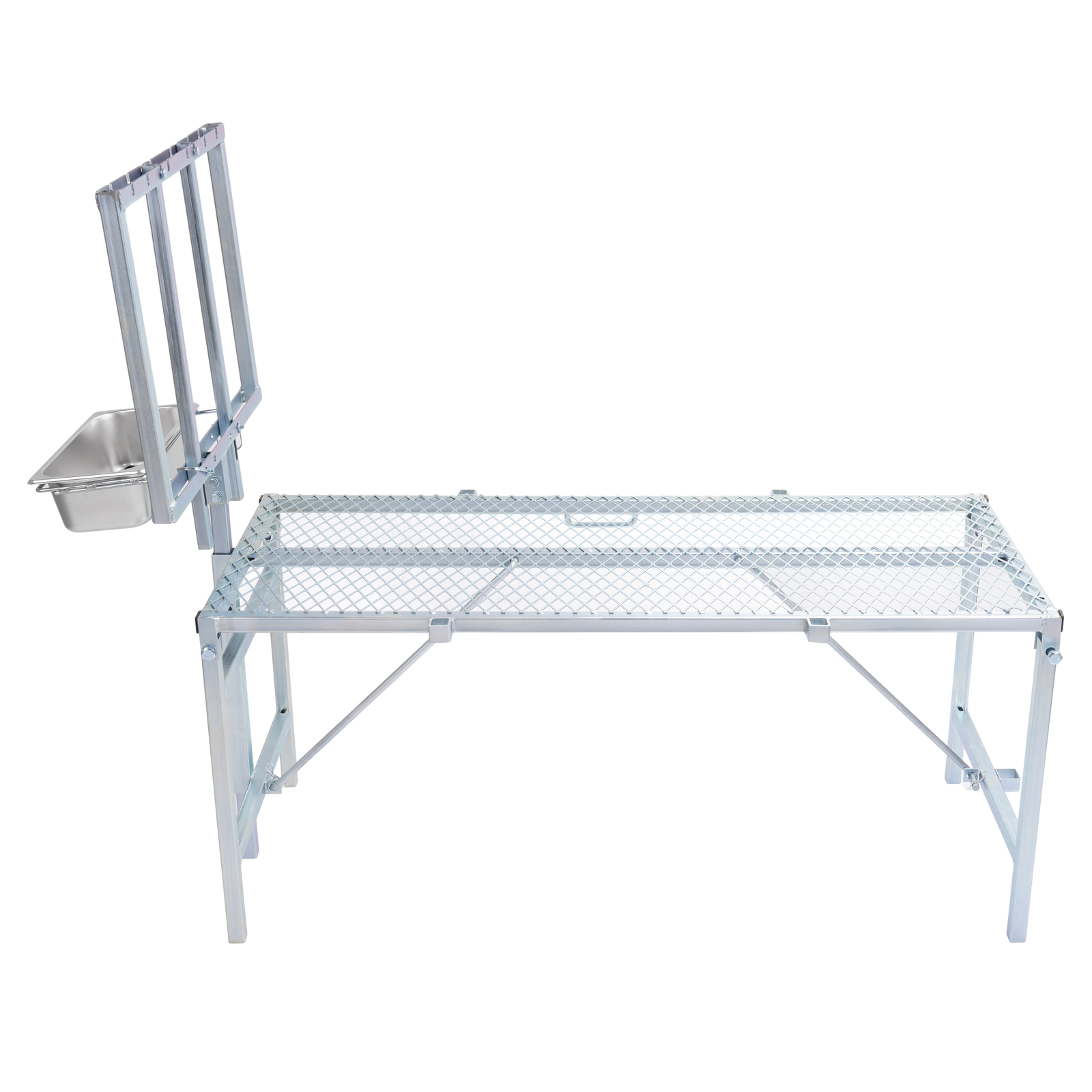Adjustable Horned Milking Livestock Feeder Stand For Goats Trimming W/ Feeder