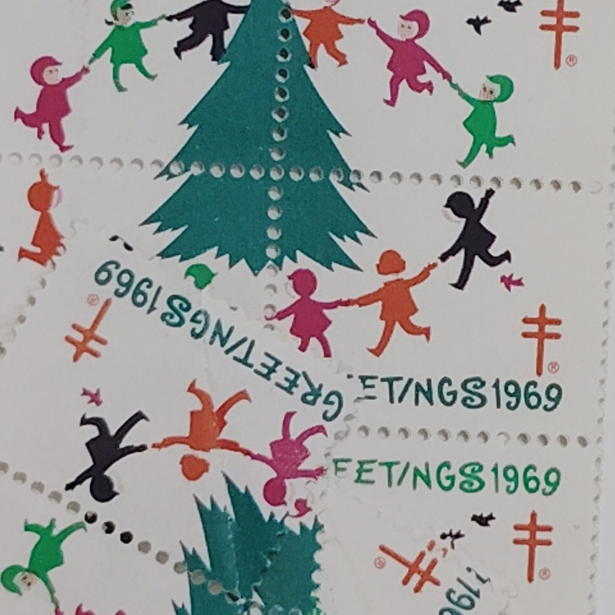 1969 Christmas Stamps - Tuberculosis & Resp. Disease Ass'n, Sheet of 60 +22 =82