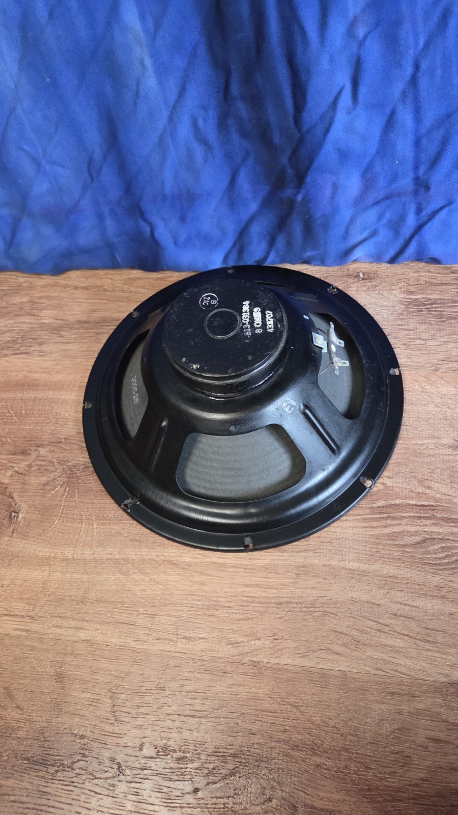 Vintage Ceramic speaker 10"Cleveland 8 Ohm Rib Cone Jensen Era Tube Amp Guitar