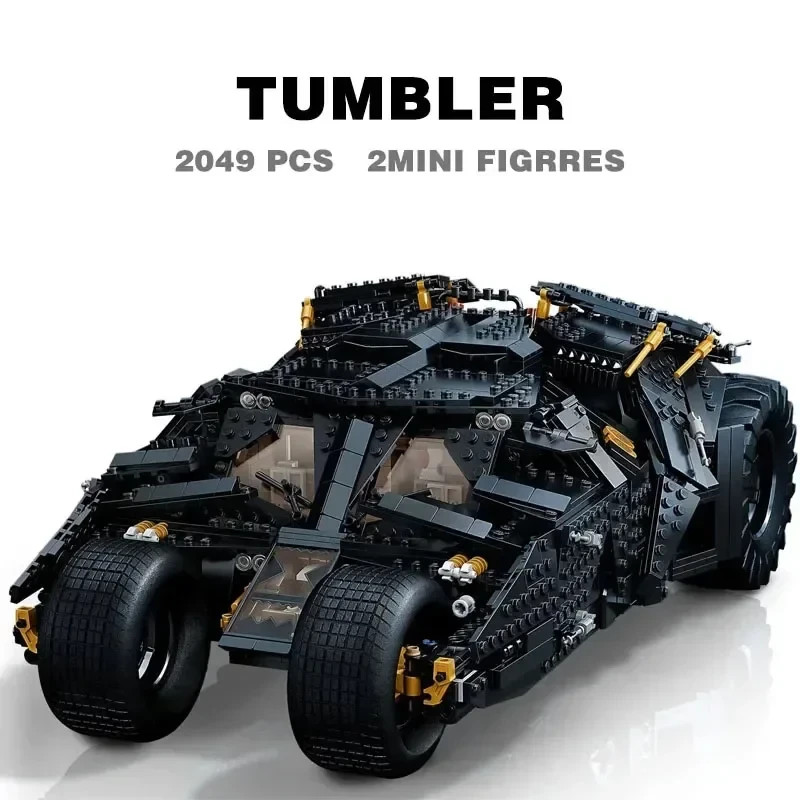 DC Batman 2049 Pcs 1:8 Technical Batmobile Tumbler #76240 Building Blocks Car