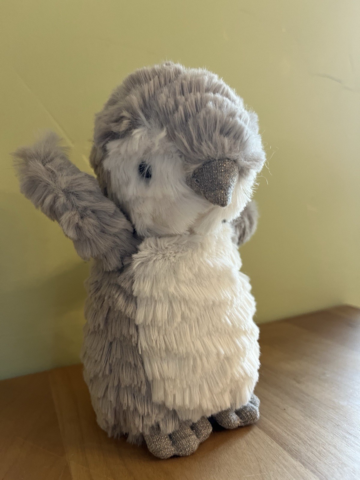 Jellycat Ditzi The Gray Penguin Small Plush Stuffed Animal