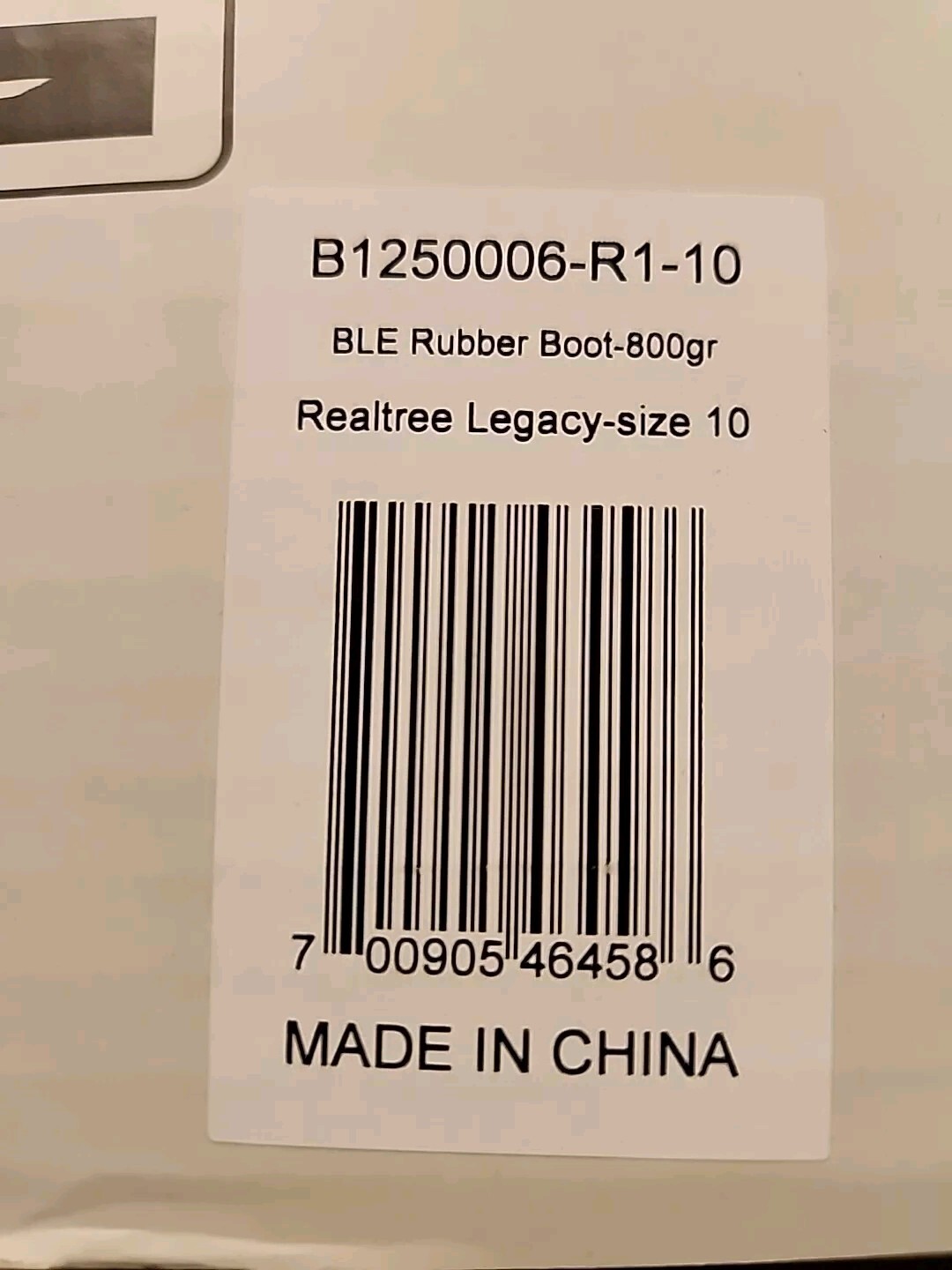 Banded Black Label Elite Rubber Boots 800 Gram Size 10 Realtree