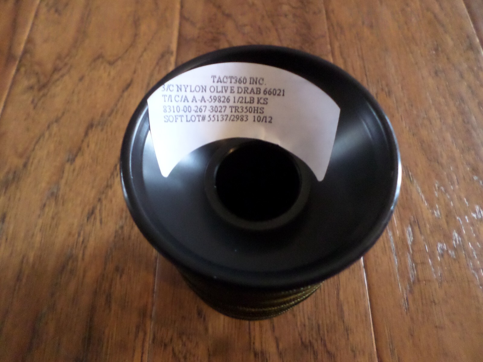 U.S MILITARY SPOOL OD NYLON MACHINE THREAD SOFT FINISH 900 YDS