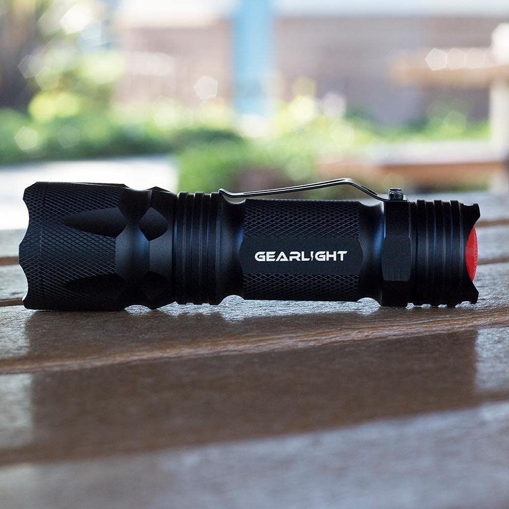GearLight M3 Mini LED Flashlight [2-PACK] - Bright &Small Tactical #00001