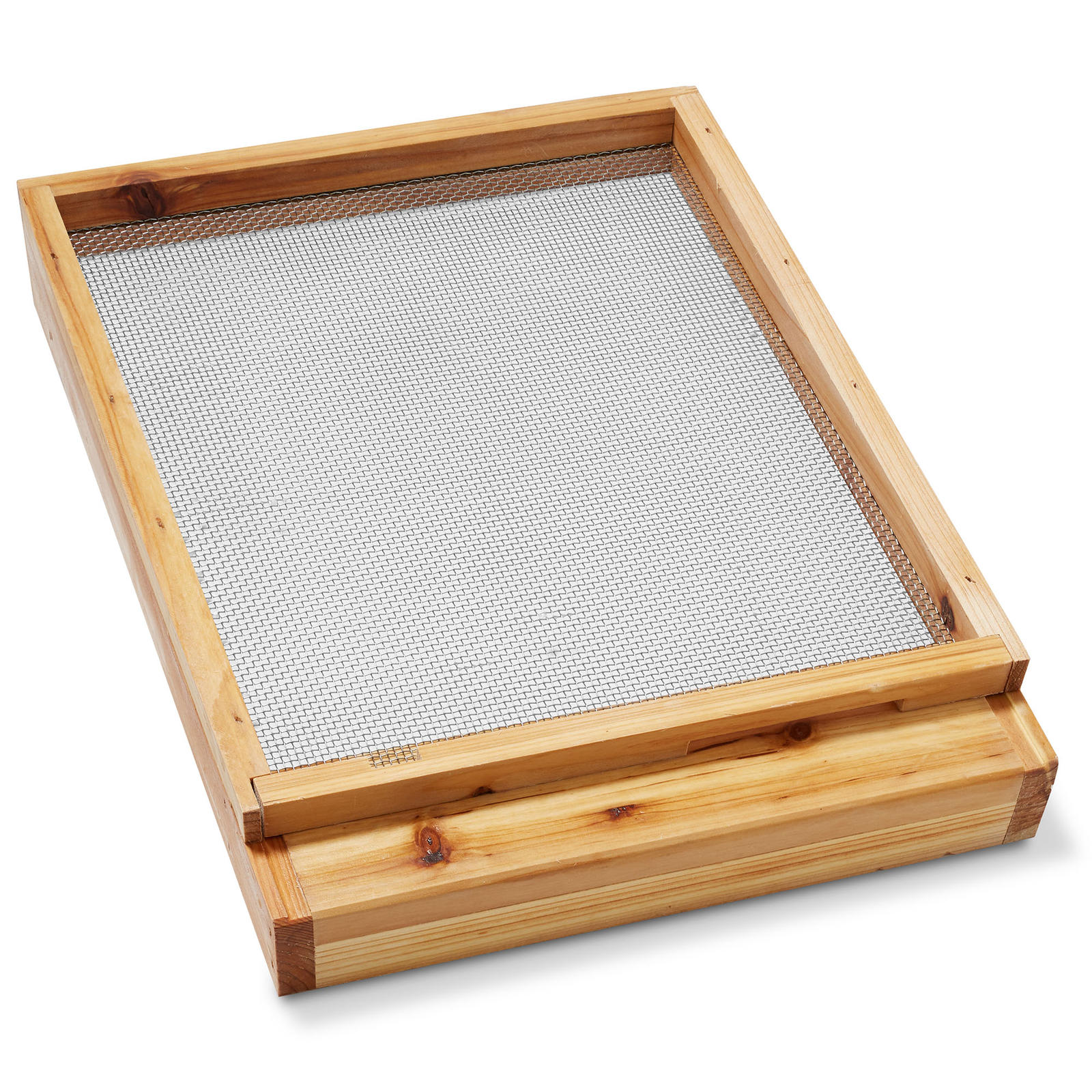 Bottom Board for Bee Hive, 100% Beeswax, Stainless Steel Mesh for 10 Frame Hive