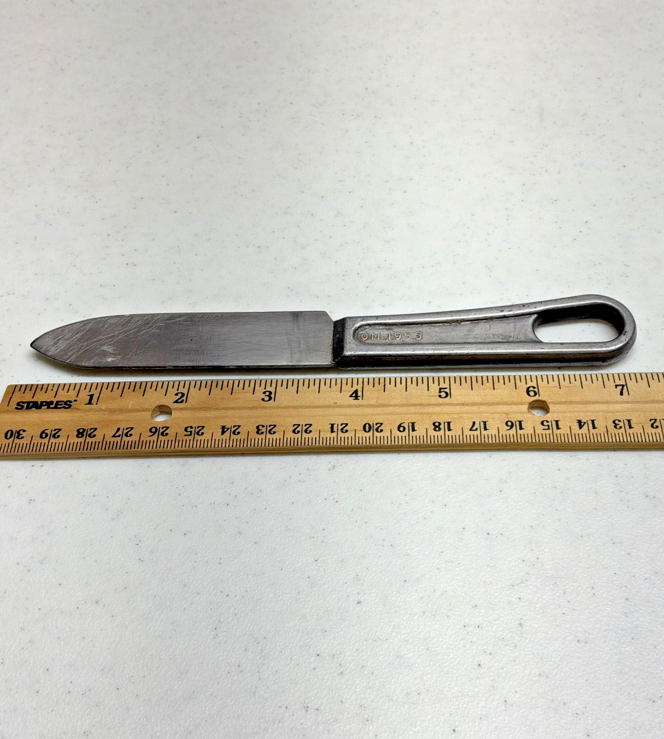 Original Korean War US Mess Kit Knife 1953 Dated