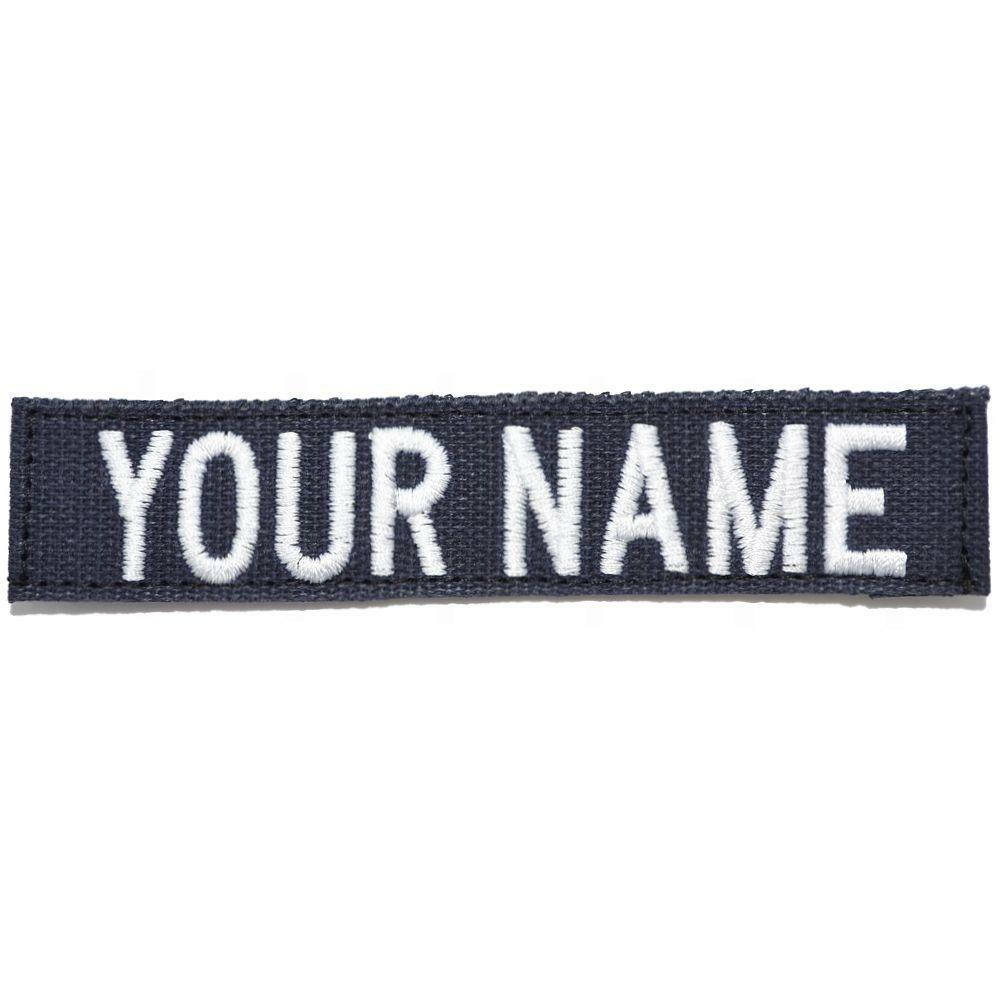 Custom Nylon/Cotton Webbing Name Tape - Navy