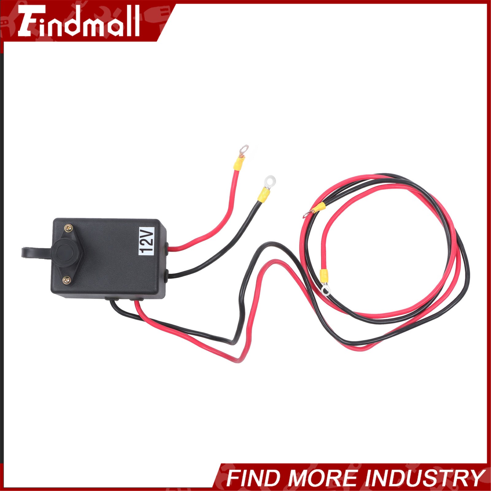 Findmall 3500lbs 12V Synthetic Rope Electric Winch w/ Wireless + Wired Remote