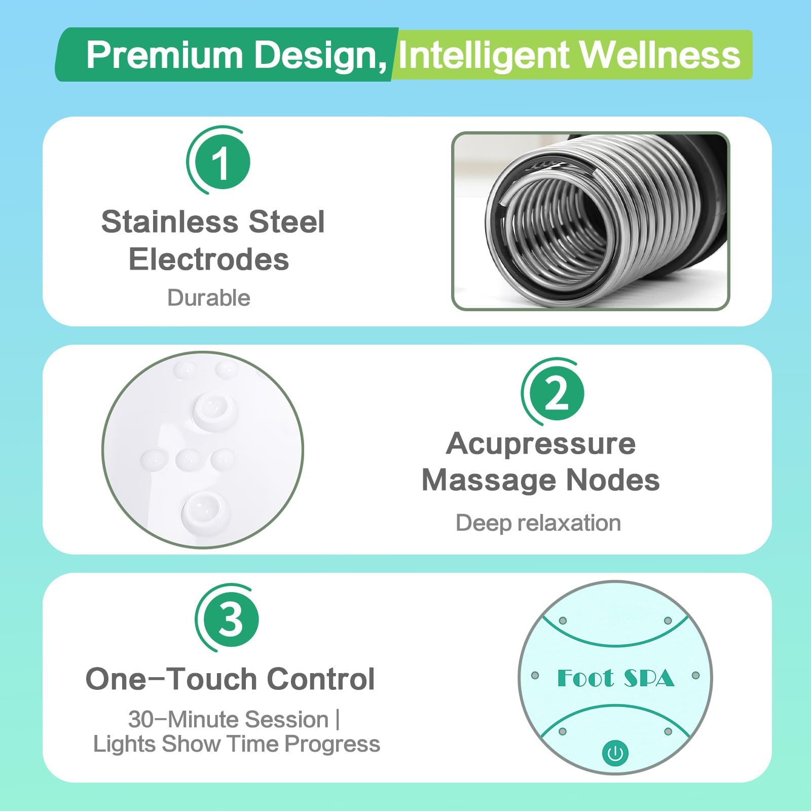 Ionic Detox Foot Bath Spa ionizer Machine With Chi Cleanse Tub Remove Toxins