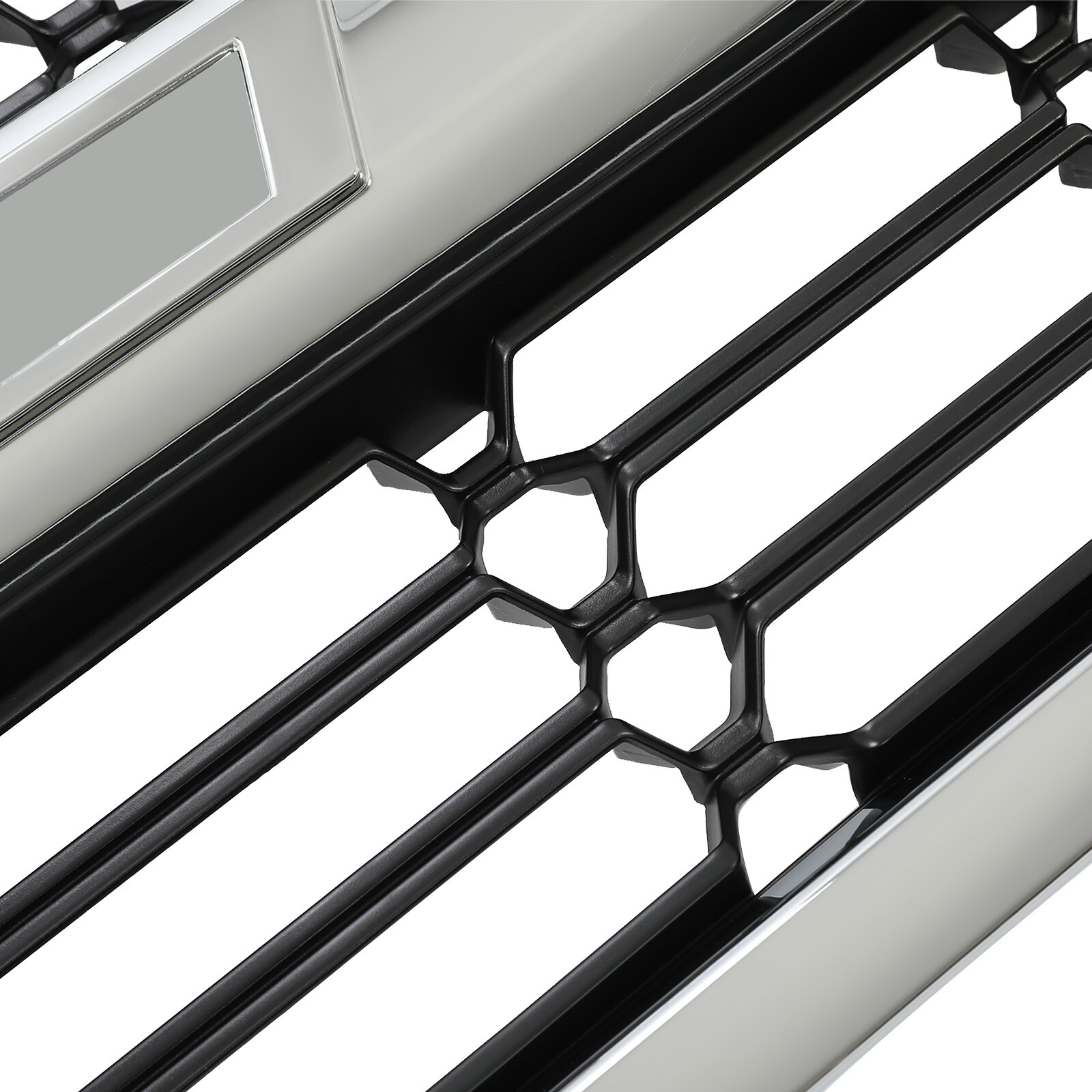 For 2016-2018 2017 Chevrolet Silverado 1500 Front Upper Grille Chrome Grill