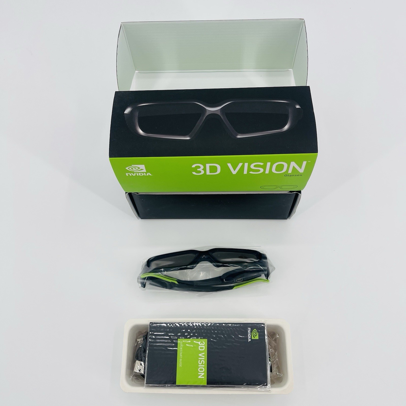 Nvidia 3D Vision Wireless Glasses Immersive 942-10701-0001-002 Open Box