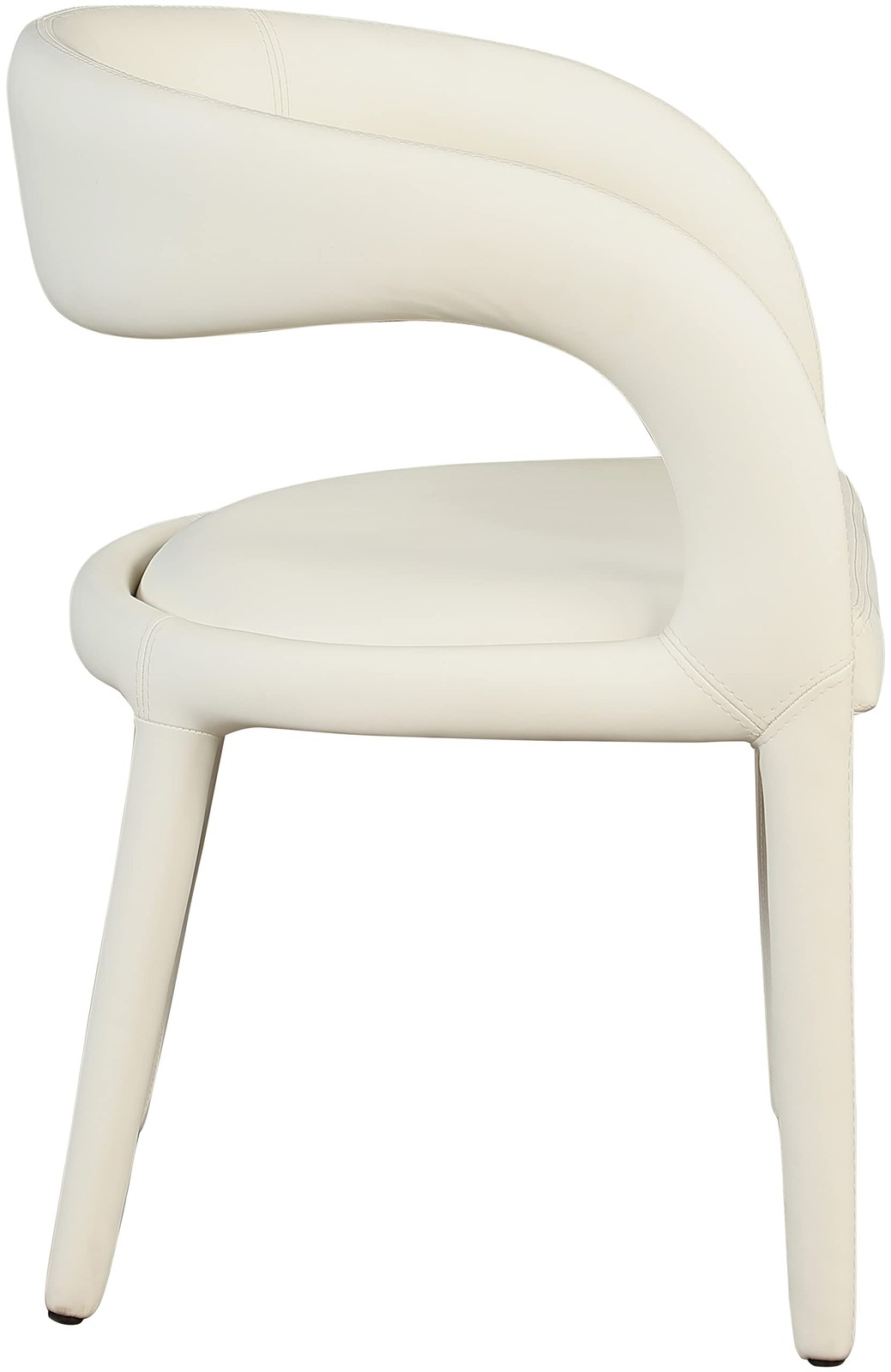 Meridian Furniture 987Cream-C Sylvester Collection Modern | Contemporary Vegan-m