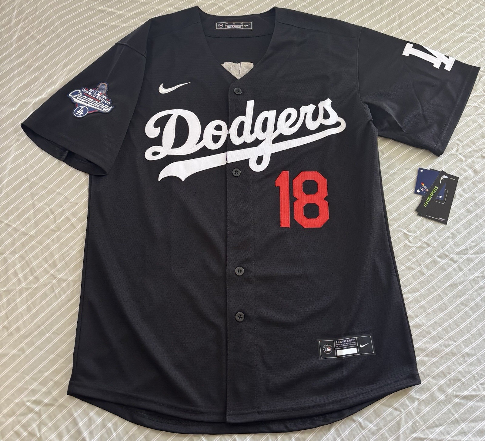 NEW Ohtani/Yamamoto Dodgers 2025 World Series Jersey! SHIPS SAME DAY!