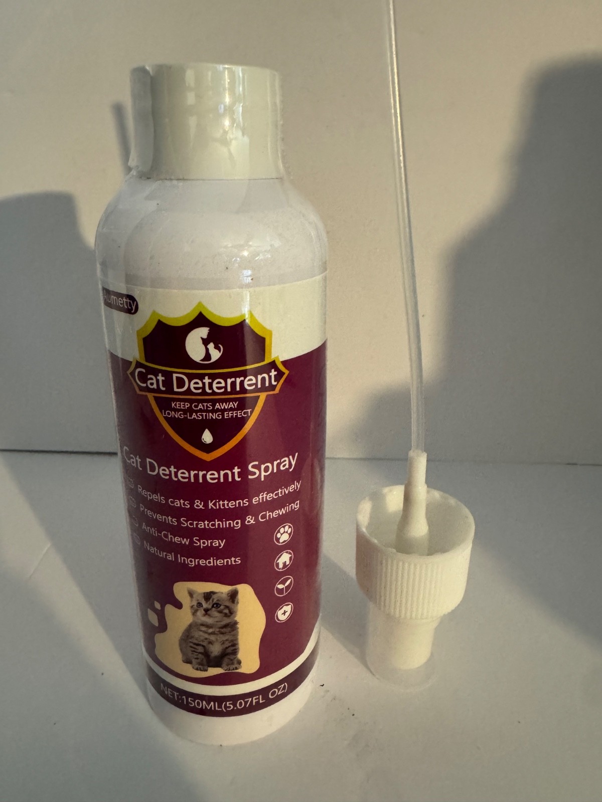 CAT DETERRENT SPRAY - KEEP CATS AWAY - NATURAL INGREDIANTS NEW SEALED