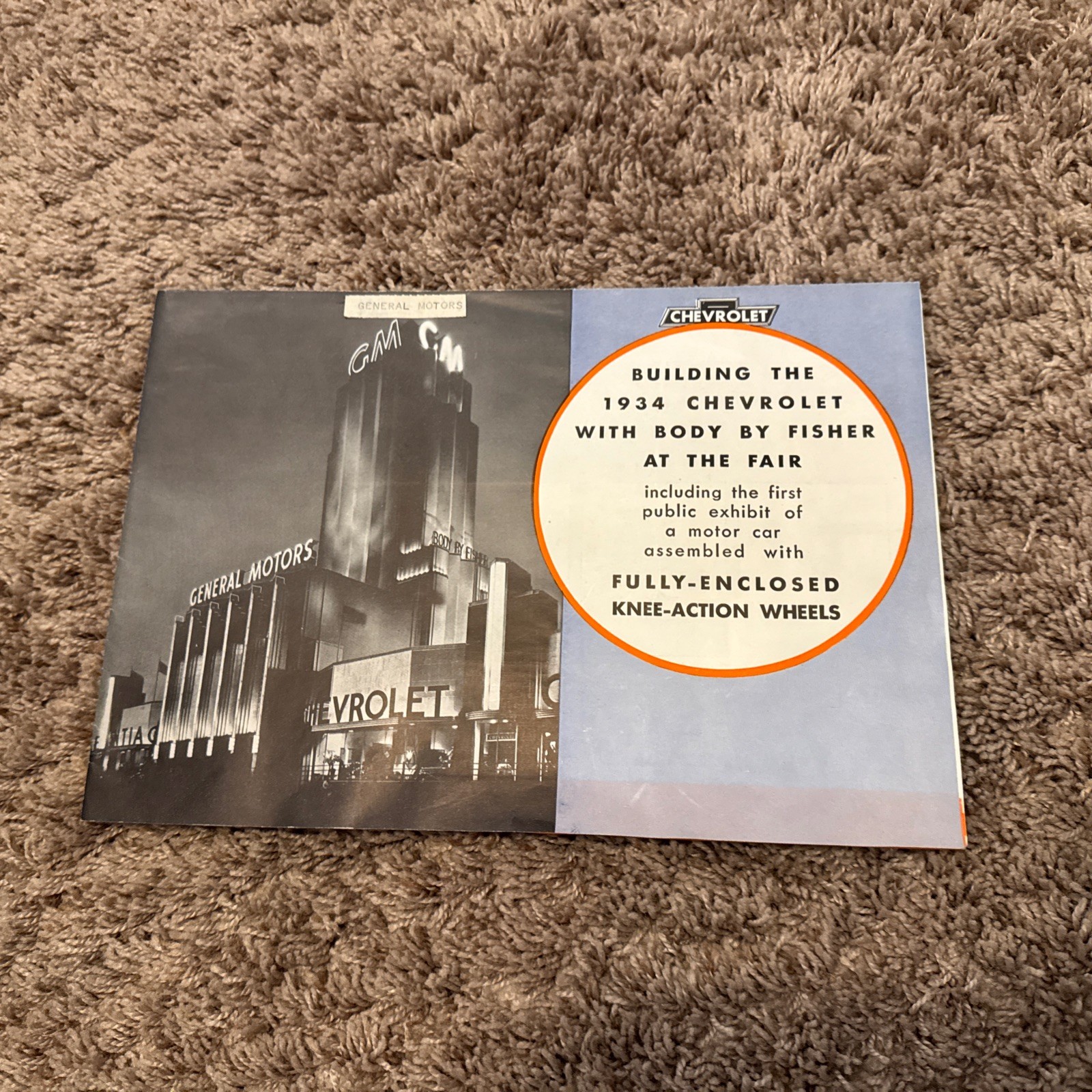 Chevrolet, GM, Ford Vintage Advertising - World’s Fair Century Of Progress