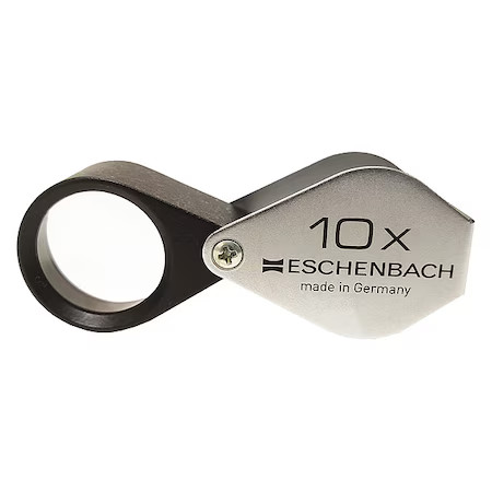 Eschenbach Optik Gmbh 1176-10 Handheld Magnifier, 23Mm, 40D, Chrome