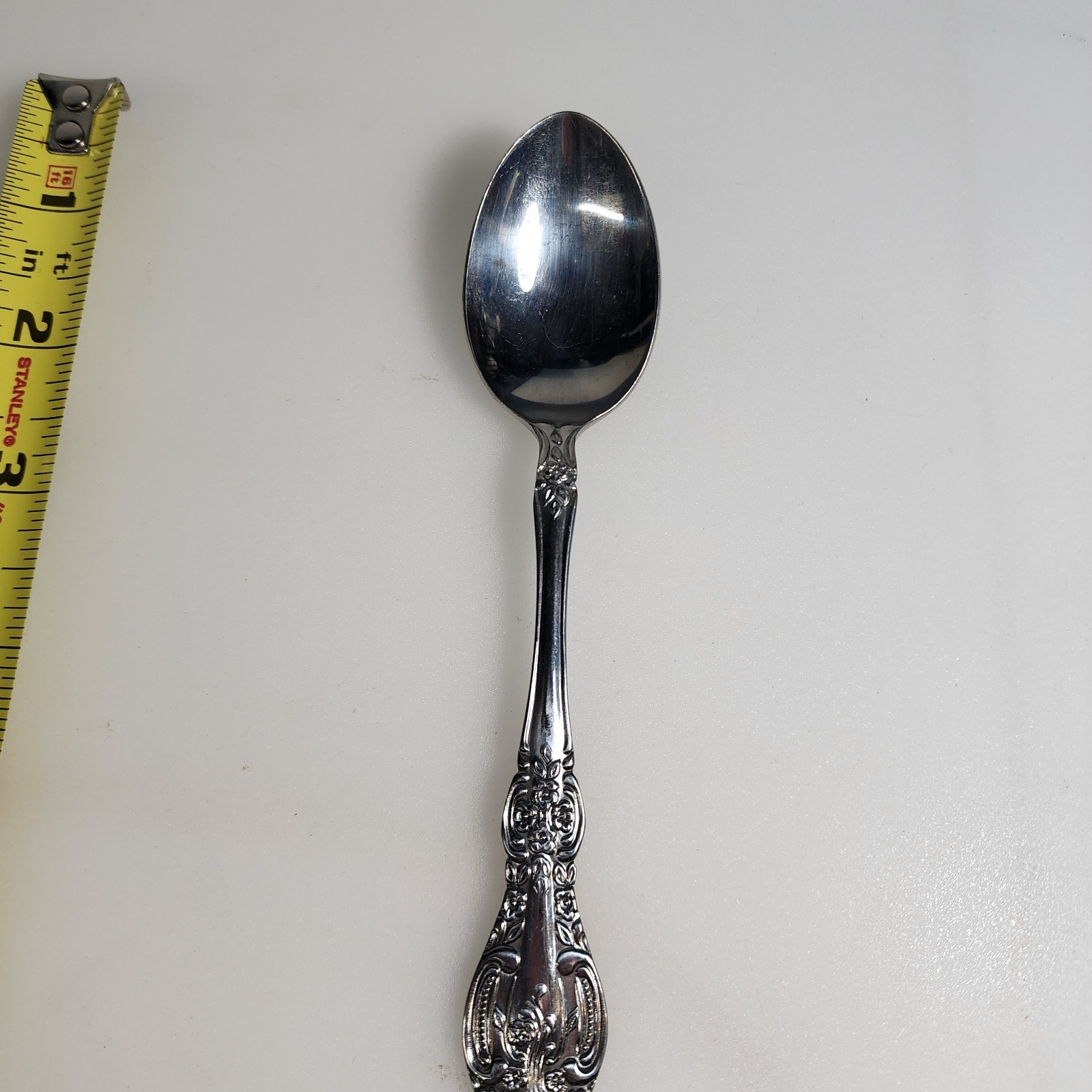 Springtime Stainless Steel Spoon Flatware Glossy Made In Japan 6.25"