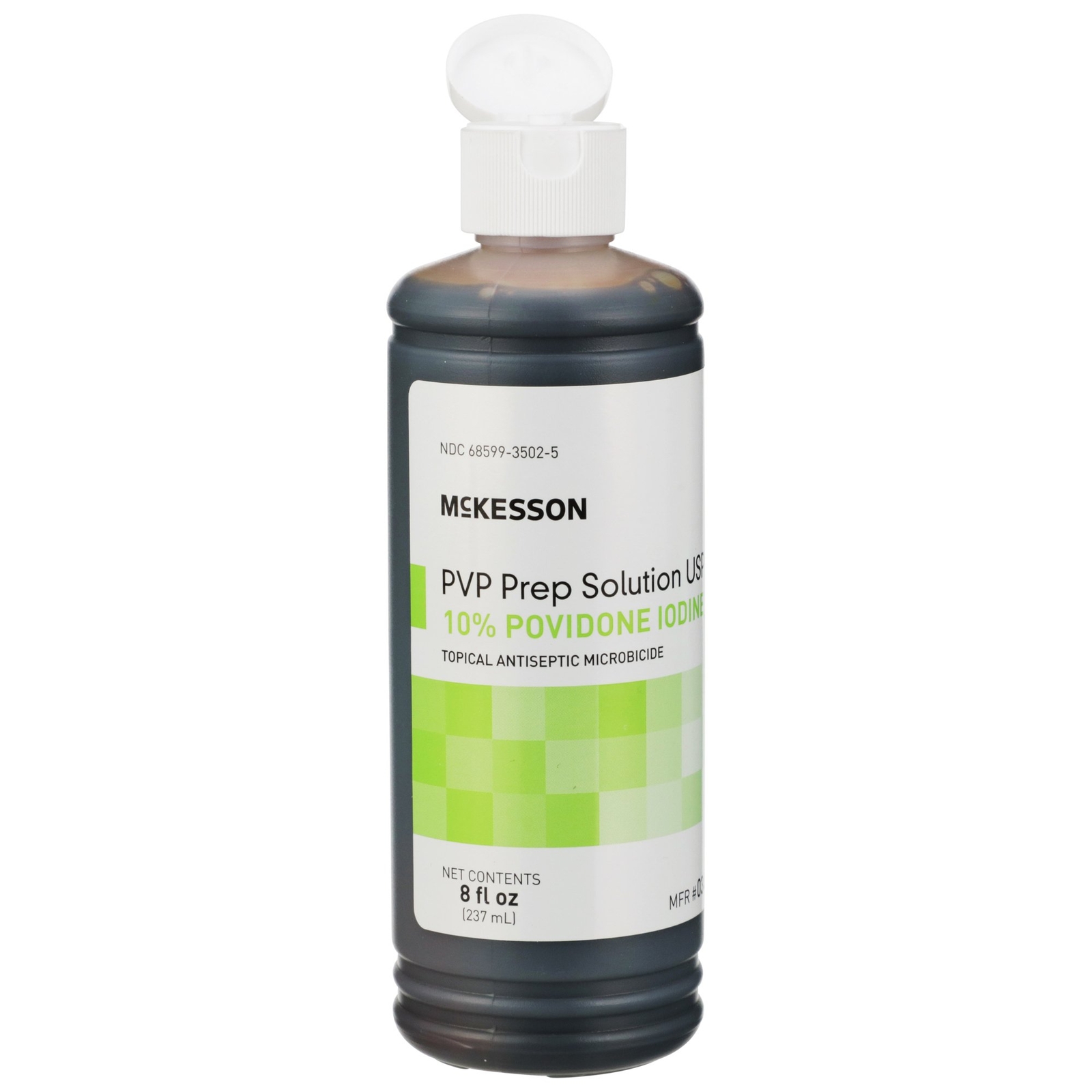 McKesson PVP Prep Solution 10% Povidone-Iodine 8 oz. Flip-Top Bottle 1 Each 034