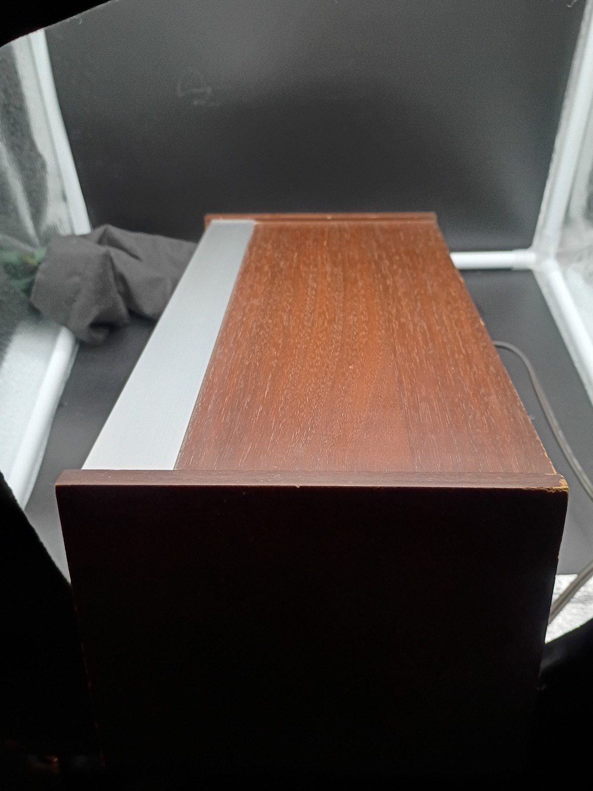 Vintage Sony 8F-56W AM FM 9 Transistor Table Radio Wood Cabinet Japan Working