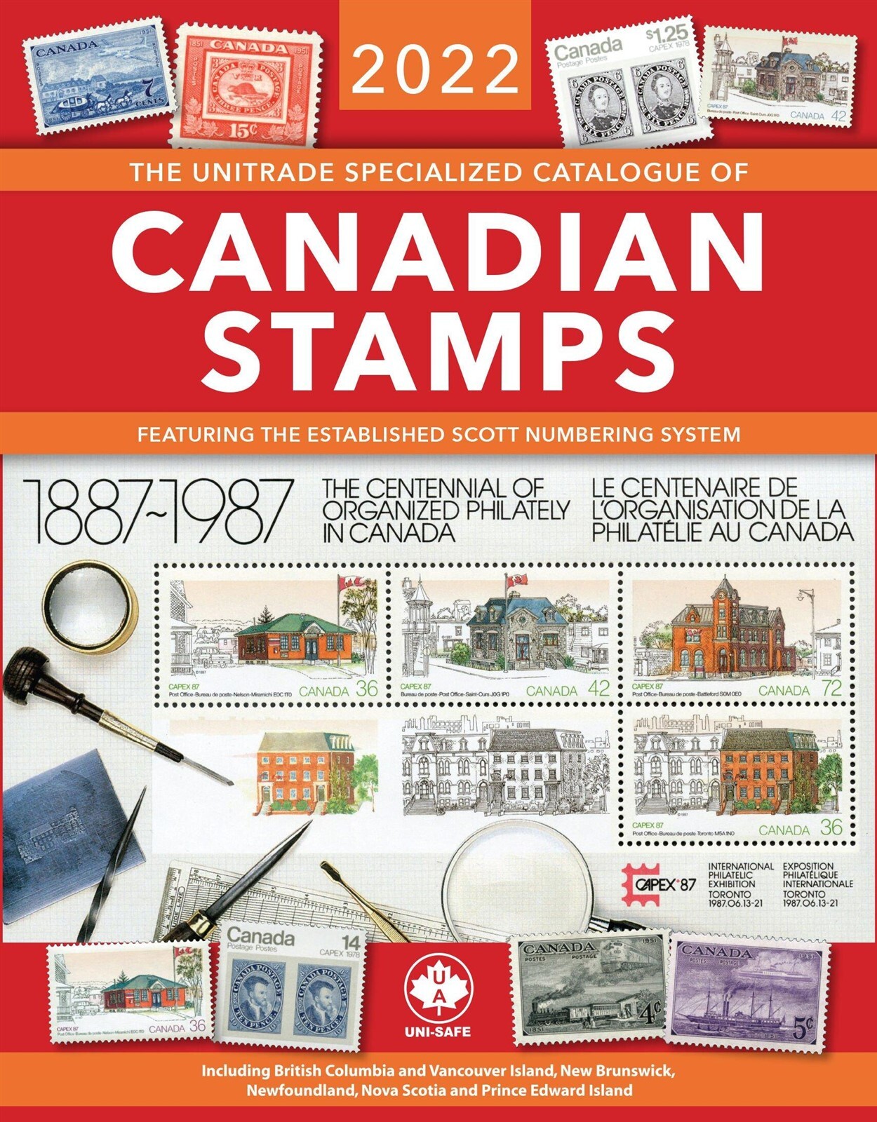 2022 New Unitrade Specialized Catalogue of Canadian Stamps Colonies Price Guide
