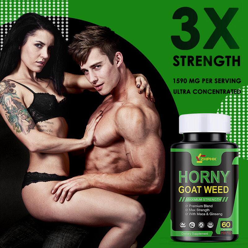 3X STRENGTH Horny Goat Weed Extract W/ Maca Root Powder,L-Arginine,Saw Palmetto