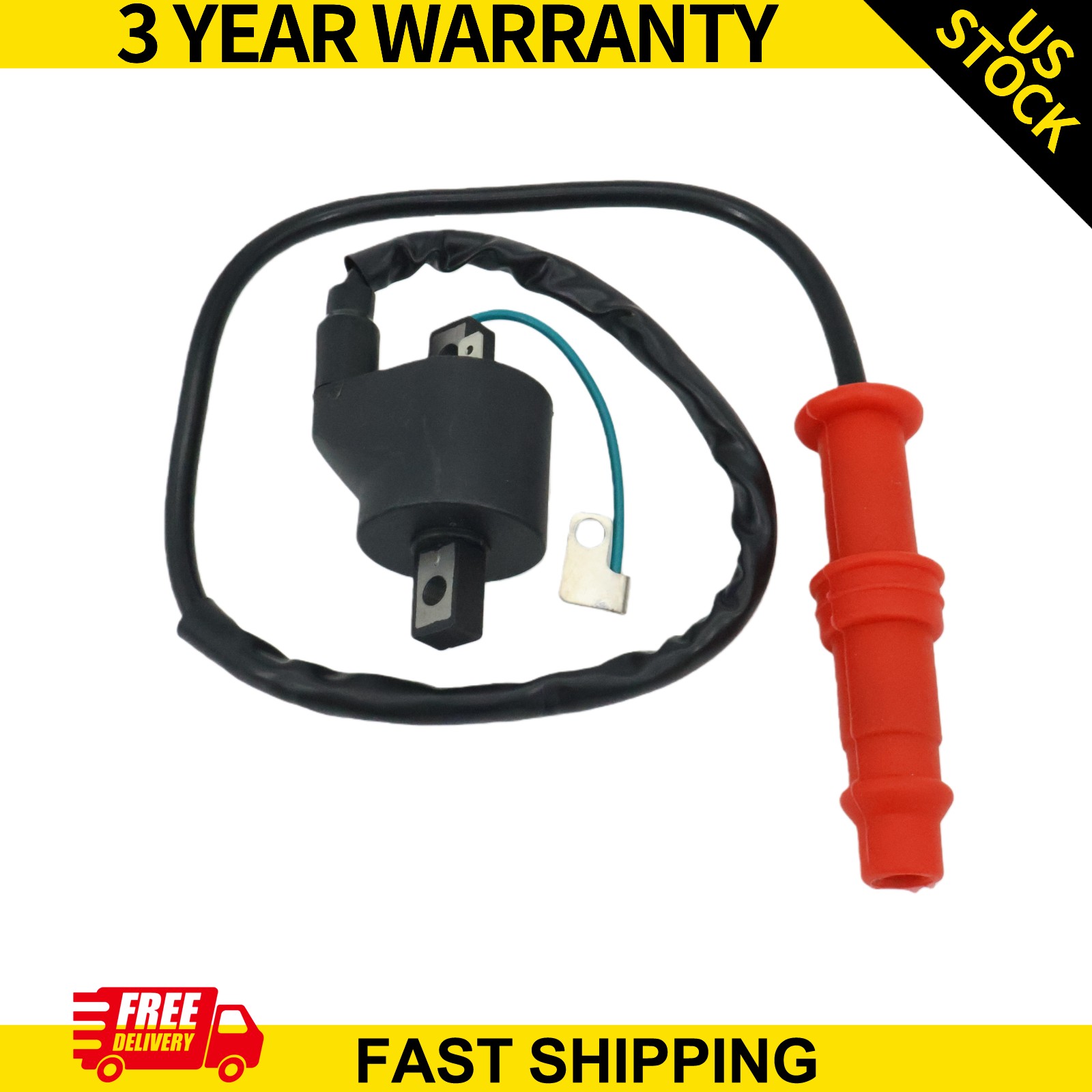 Ignition Coil Spark Plug Lead Cap For Polaris Sportsman 500 HO RSE 1996-2004