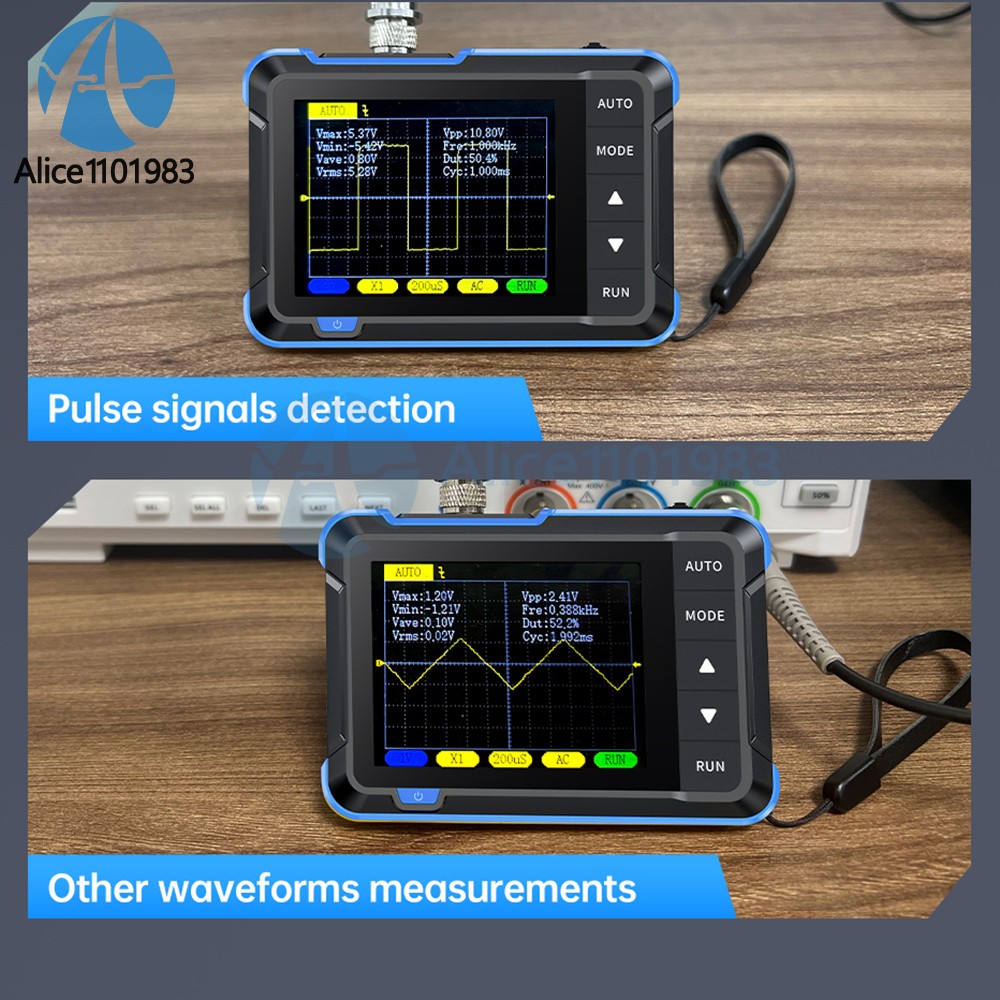 DSO 152 Handheld Small Oscilloscope Portable Digital Oscilloscope 200KHz 5V/1A
