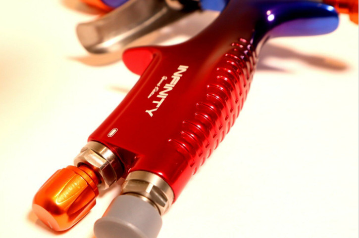 Professional ATOM X88 INFINITY Spray Gun – Dual 1.3/1.4mm Tips Auto Body Paint!