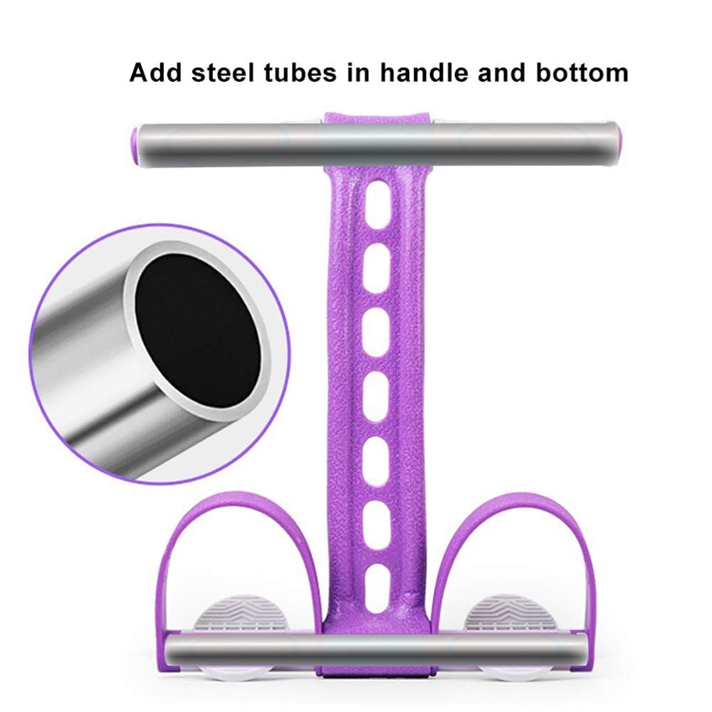 Pedal Resistance Bands with Handles Exercise Bands Multifunction Tension Rope...