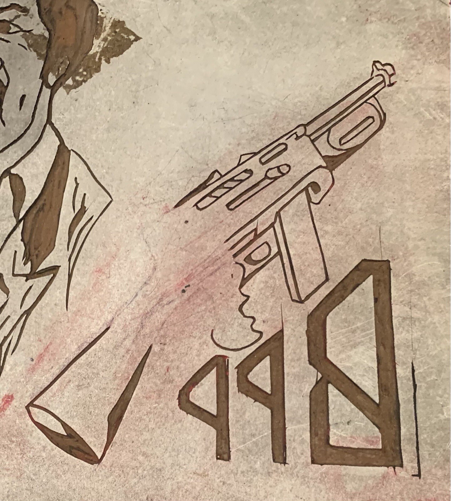 Rare Vintage 1960's Black Panther Party Poster Carved Printing Block Early BPP