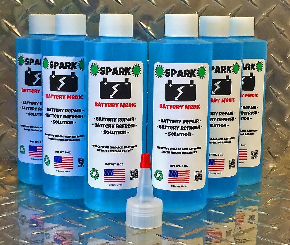 LIQUID SOLUTION REFURBISH REPAIR RENEW GOLF CART BATTERIES BATTERY KIT FIX