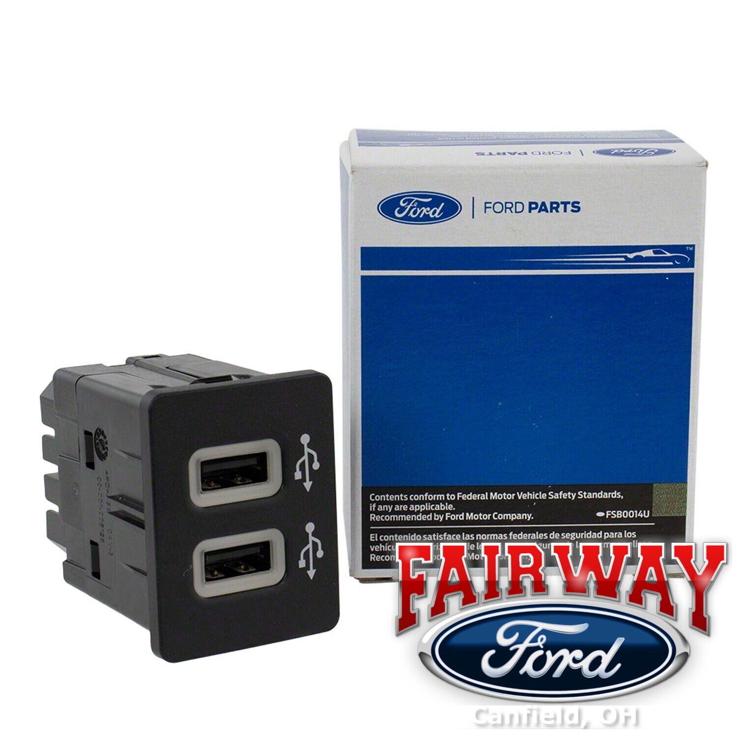 17 thru 20 F-150 OEM Ford USB Media Interface Module HC3Z-19A387-H