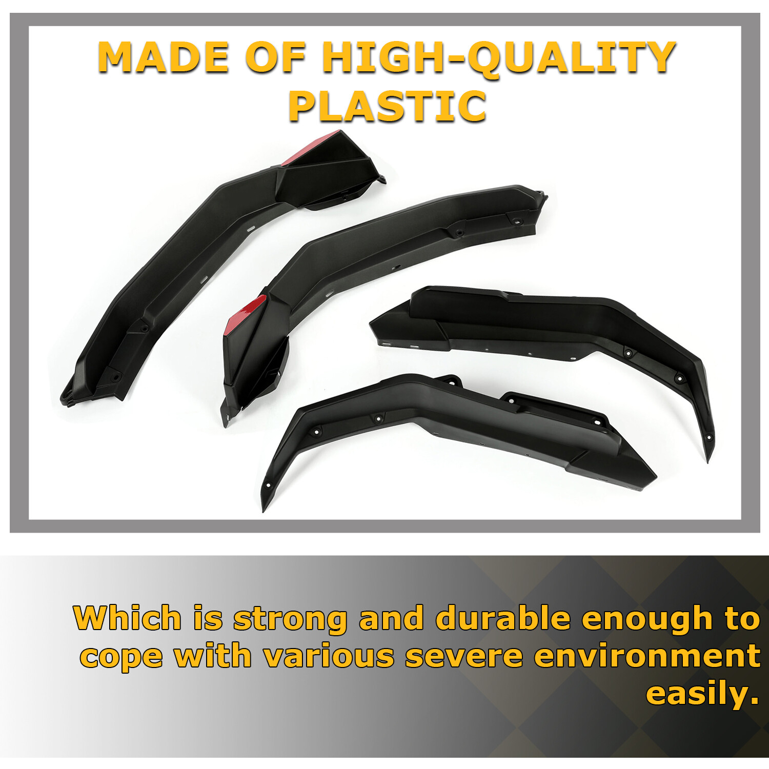 Rear+Front Fender Flares For 2013-2016 CAN AM Maverick Max 1000/1000R #715001323