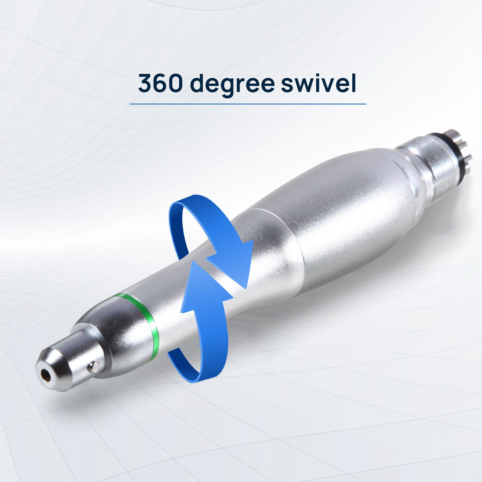 Dental Hygiene Prophy Handpiece Air Motor 4Holes 4:1 Nose Cone 360° Swivel USA