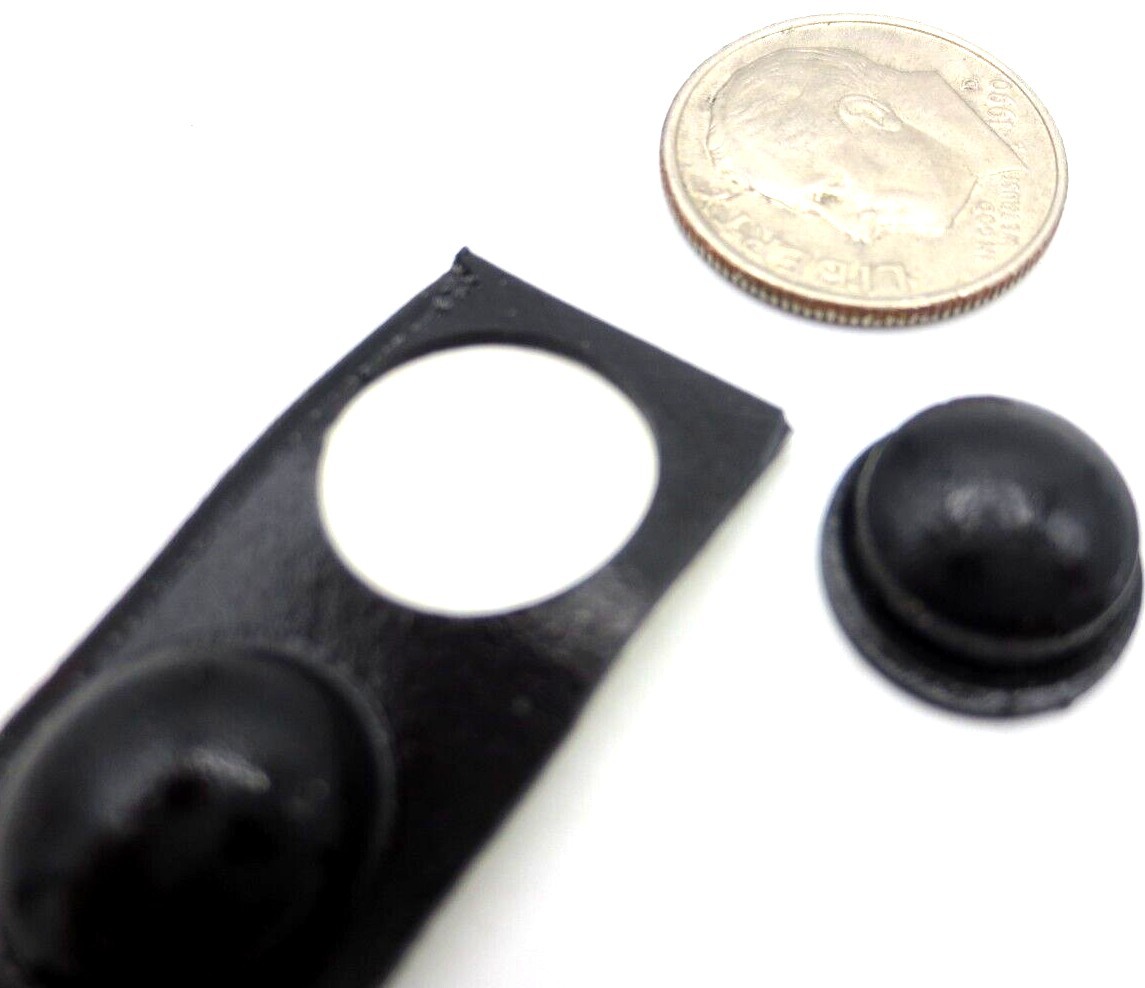 Stick on Rubber Feet for Computer Laptop Electronics Kitchen Appliance 7/16" Pad