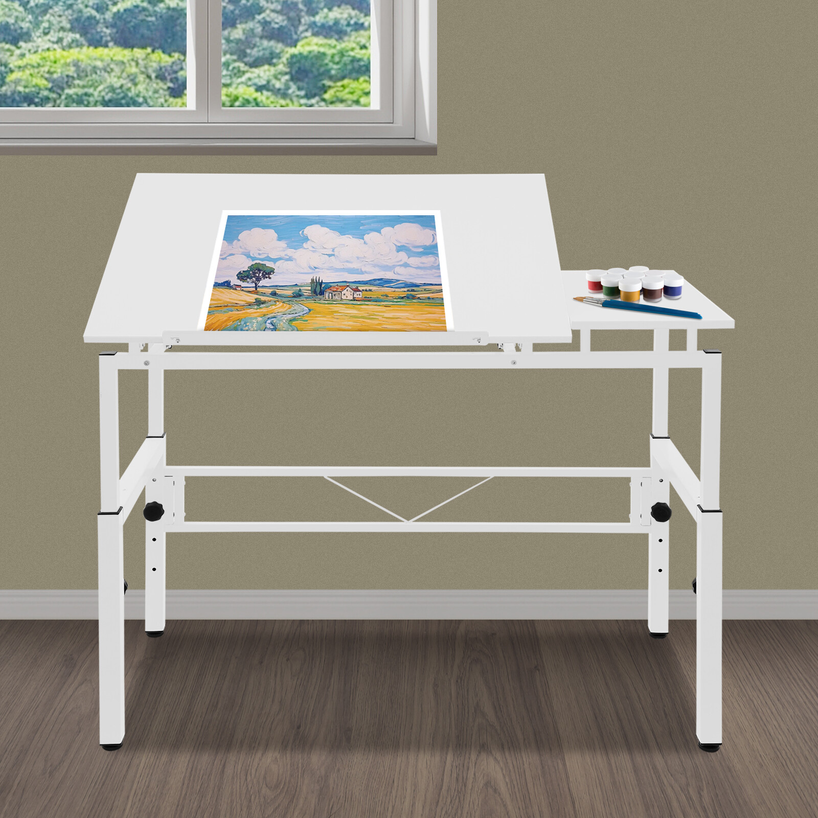 Drafting Table Art Desk Artist Drawing Desk Adjustable Craft Table Drawing Table