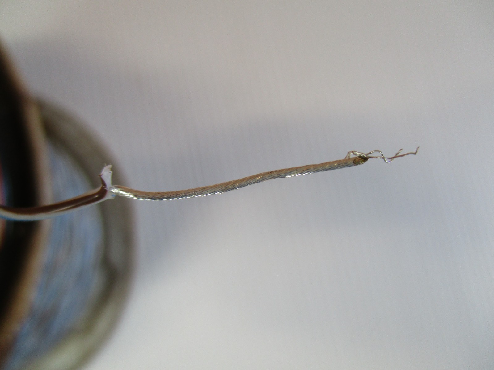 Thermax 22 AWG Stranded SPC Wire PTFE Teflon Mil-Spec Blue Brown White NOS