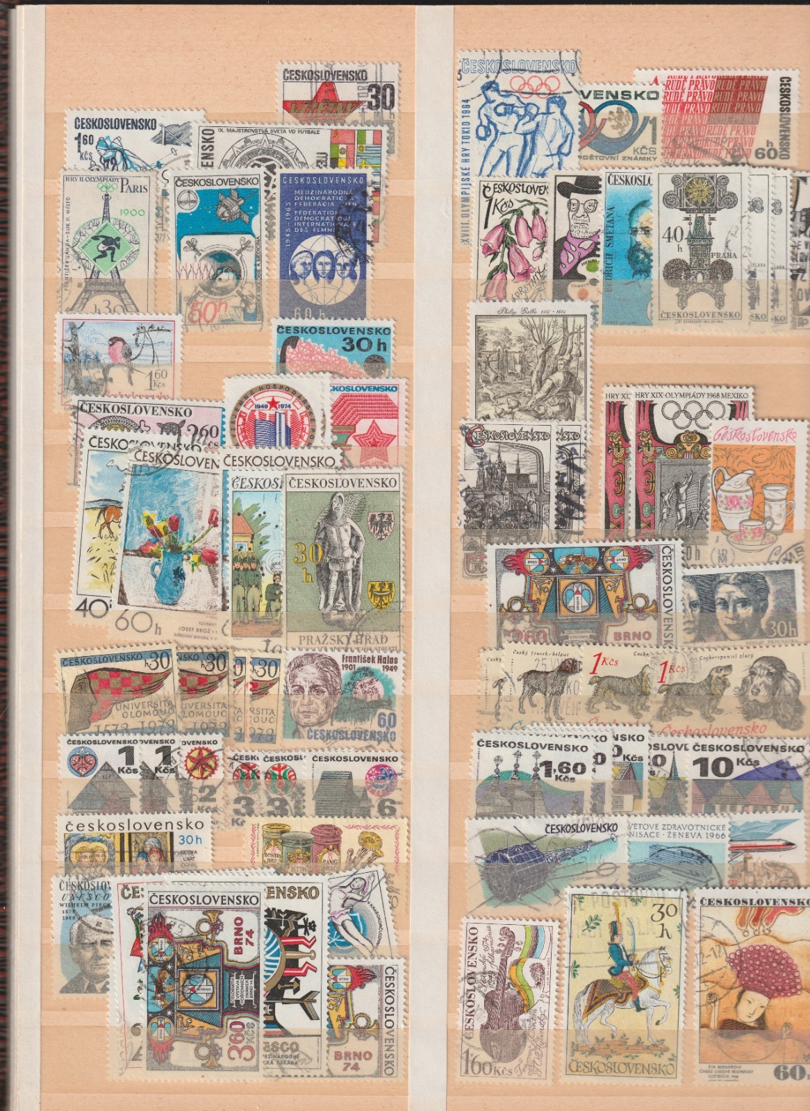 Old Czechoslovakia Stamps Mint/used Real scan.Read the description.