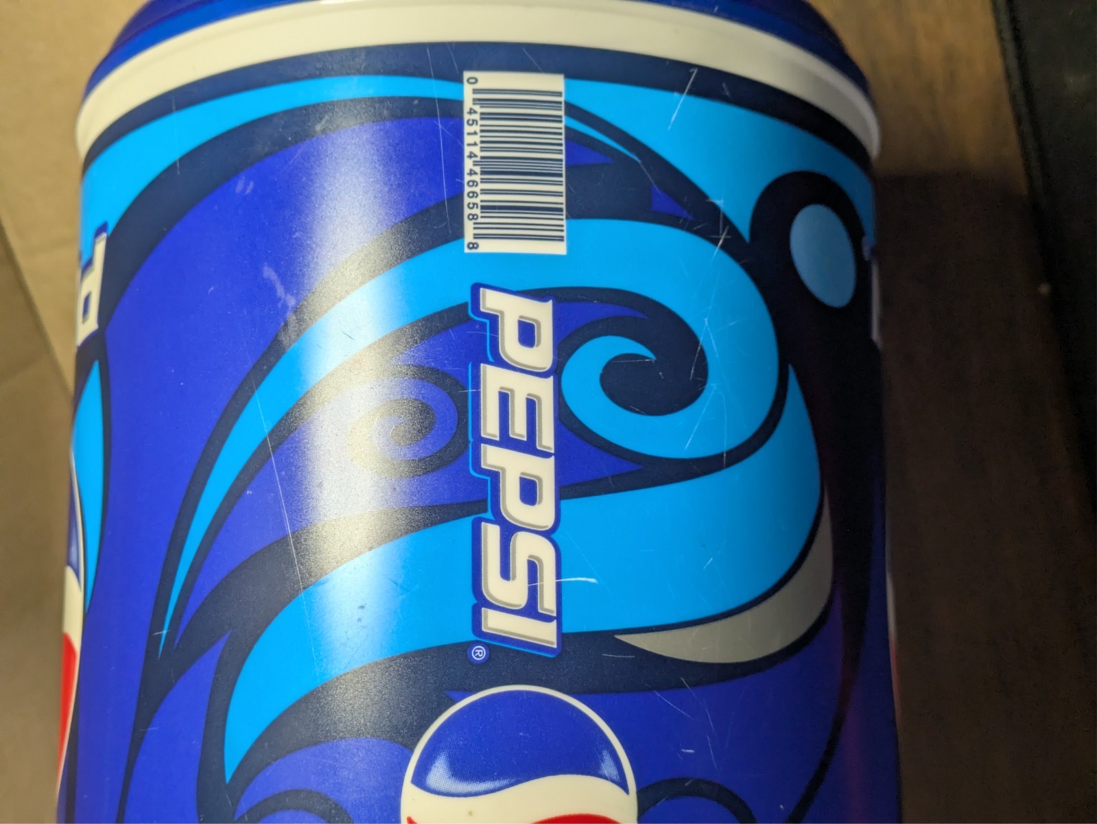 Pepsi 64 oz. Insulated Mug Jug Whirley USA Jumbo with Lid Blue Travel Cup Logo