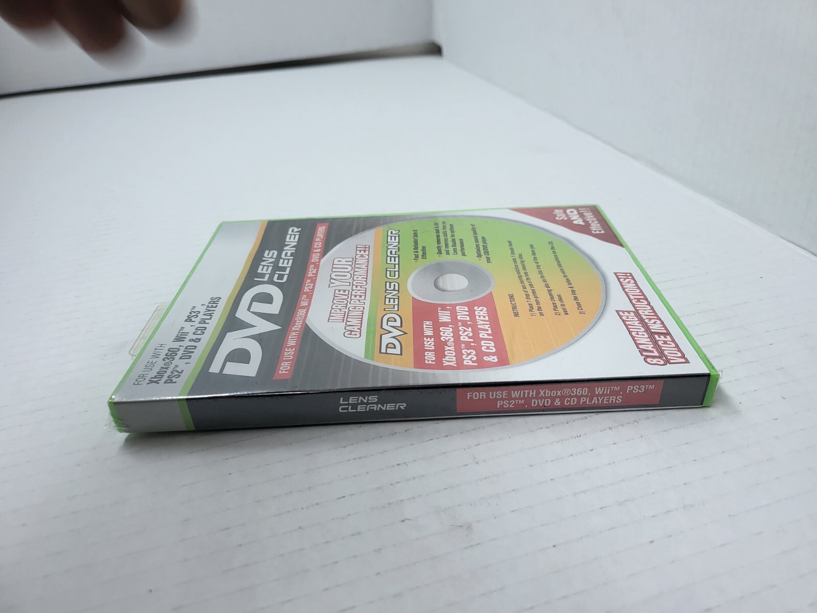 NEW LASER LENS CLEANER for CD/DVD/PC/PS2/PS3/XBOX/WII/360 W/Cleaning Liquid #Z13