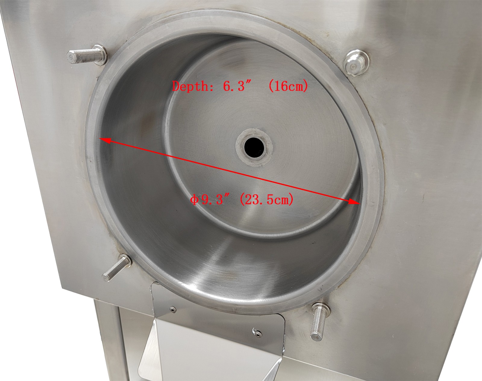 Hard-Serve Ice Cream Maker Commercial Ice Cream Machine 18-25 L/H Yield 110V